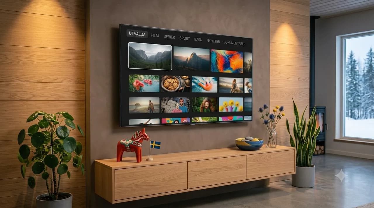 IPTV med live-TV jämfört med streamingtjänster i vardagsrummet